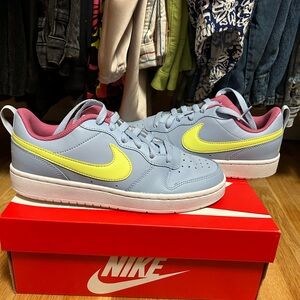 Nike Pastel Blue and Yellow Sneakers